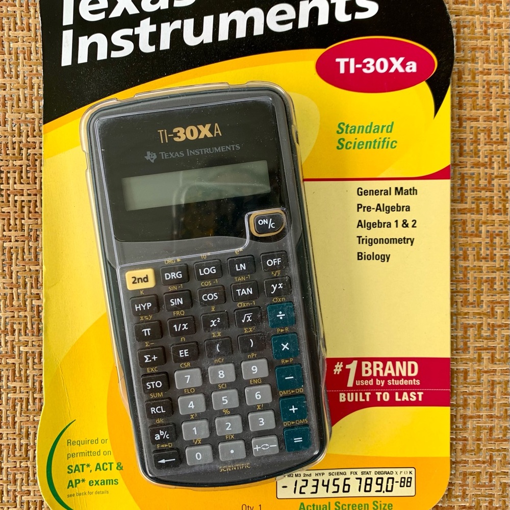 New Texas Instruments TI-30Xa Scientific Calculator